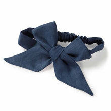 Load image into Gallery viewer, Snuggle Hunny - Linen Bow Baby Headband
