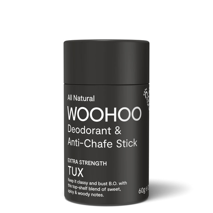 Woohoo Deodorant & Anti-Chafe Stick (Tux) 60g