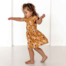 Load image into Gallery viewer, Snuggle Hunny - Golden Flower Dress
