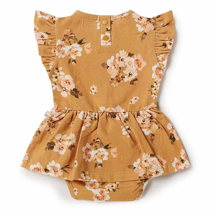 Snuggle Hunny - Golden Flower Dress