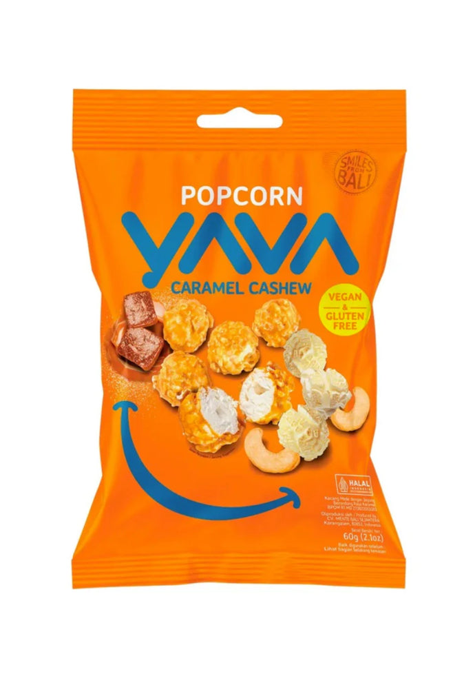 Yava Caramel Cashew Popcorn