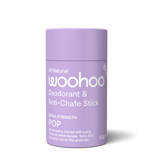 Load image into Gallery viewer, Woohoo Deodorant &amp; Anti-Chafe Stick (Pop) 60g
