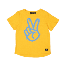 Load image into Gallery viewer, Rock Your Baby - Size 4 - 7 - Peace T-Shirt
