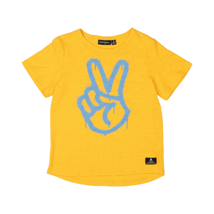 Rock Your Baby - Size 4 - 7 - Peace T-Shirt