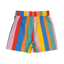 Load image into Gallery viewer, Rock Your Baby - Size 8 - 12 - Rainbow Stripes Shorts
