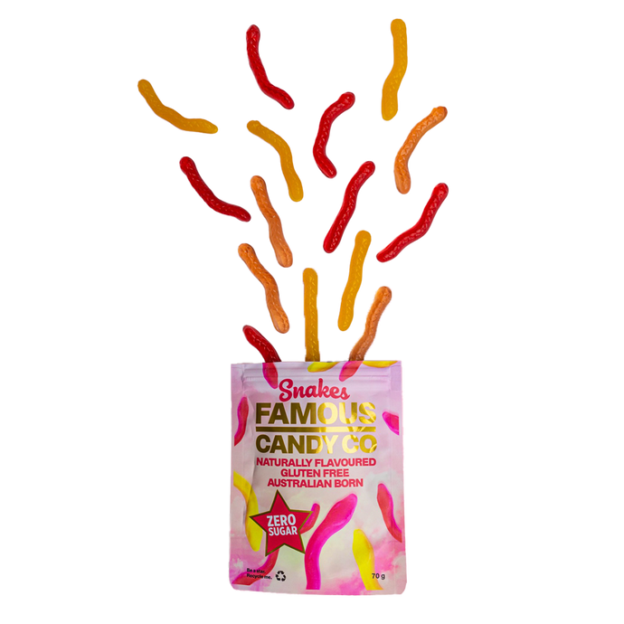 Famous Candy Co - Sugar Free Lollies 70g