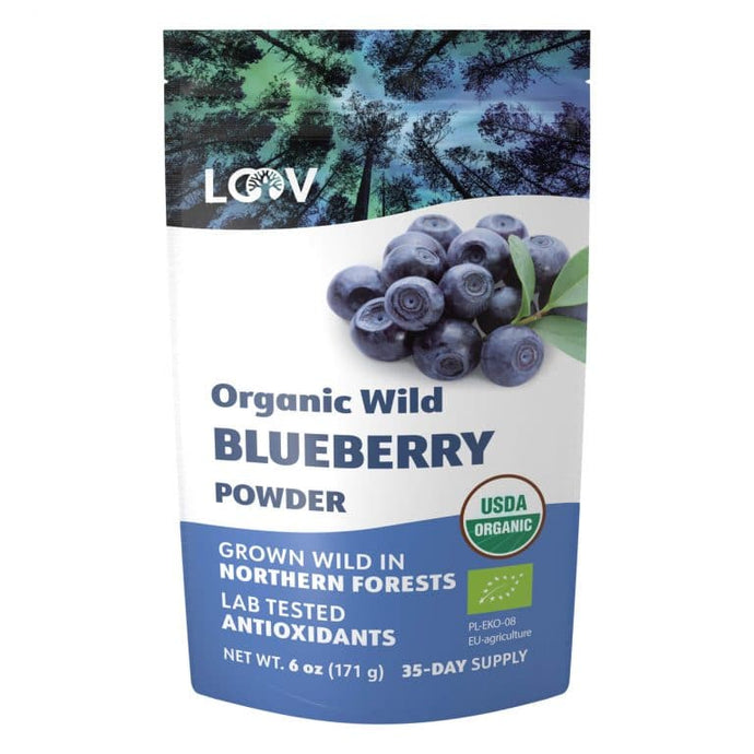 Loov - Wild Blueberry Powder - Organic Freeze Dried 90g