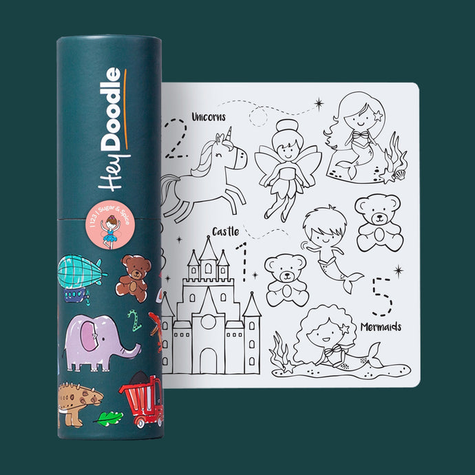 HeyDoodle Colour-in Silicone Mini Mat